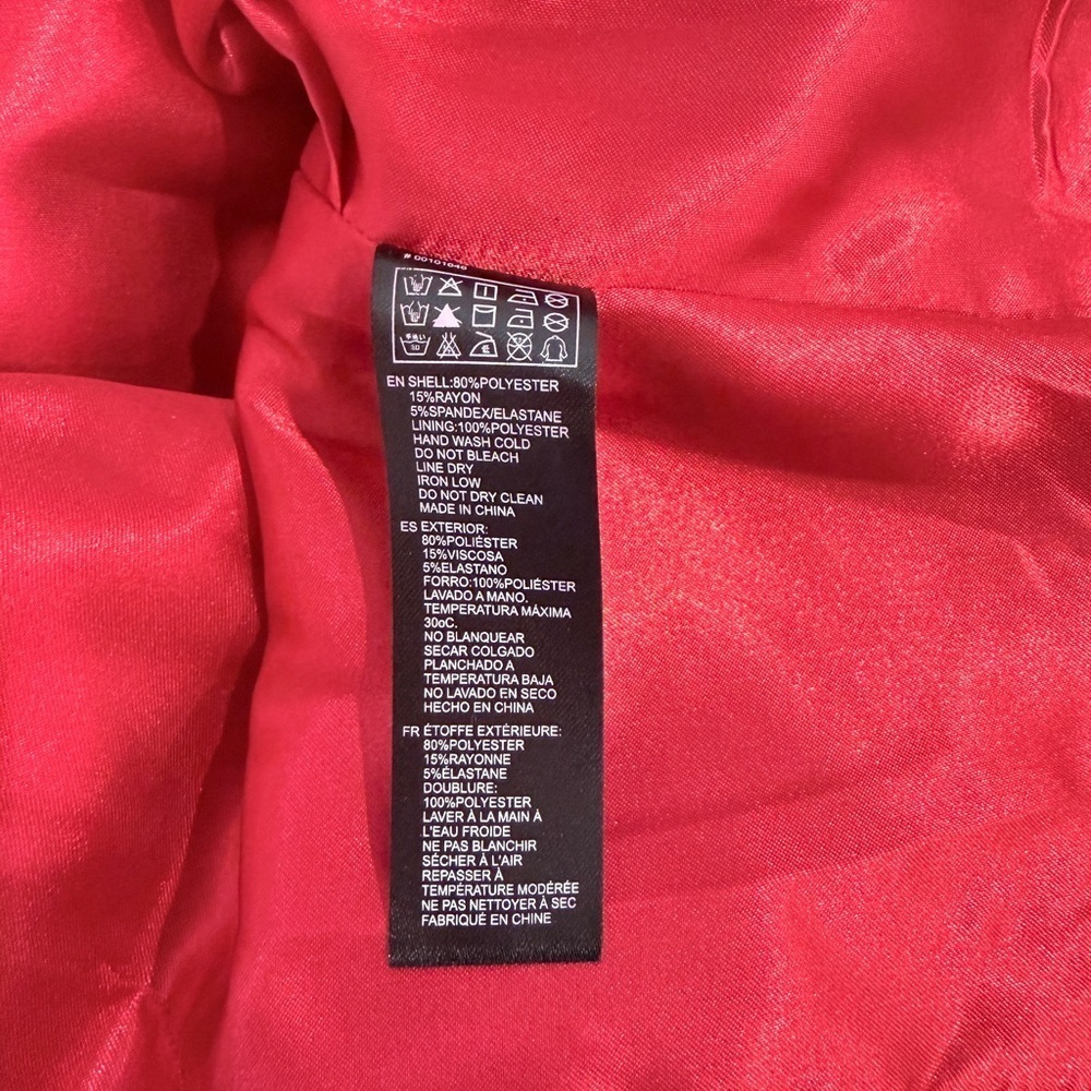 Forever 21 Red Cropped Blazer - Picture 6 of 6